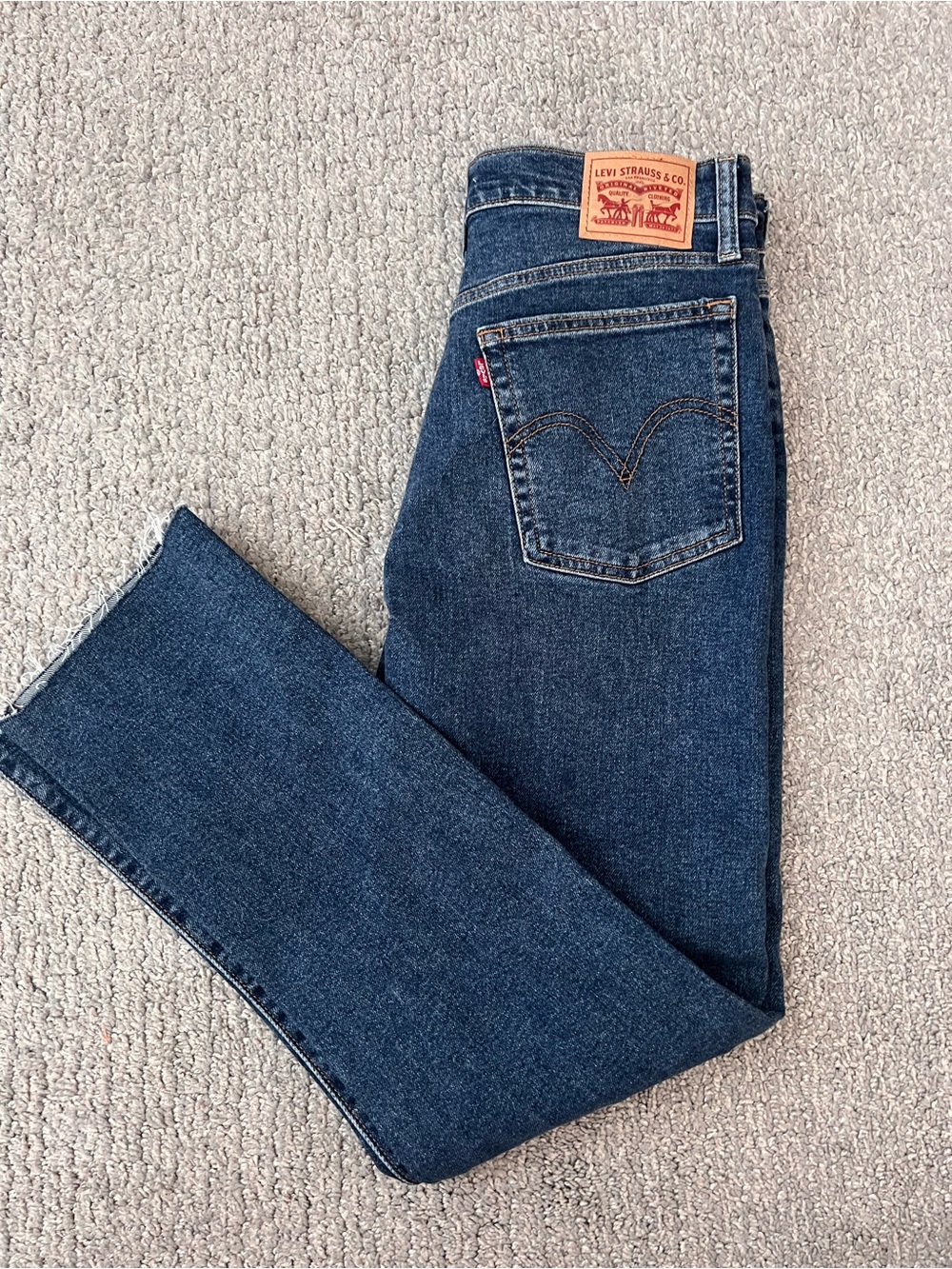 Levi's Women's Dark Blue Straight Jeans